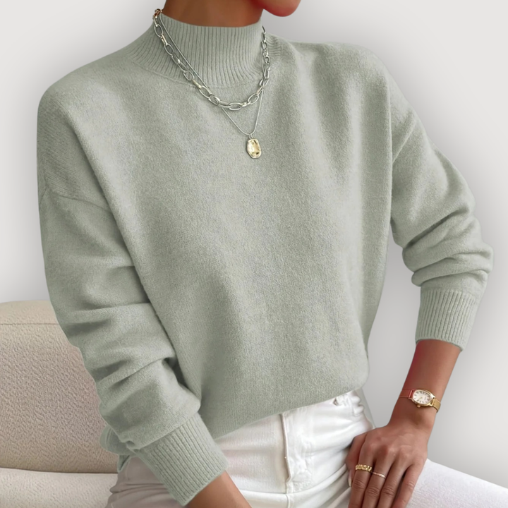 Alberta | Women's Mock Neck Knit Sweater