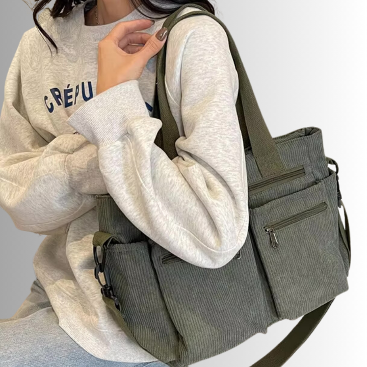 Camilla | Women's Corduroy Tote Bag