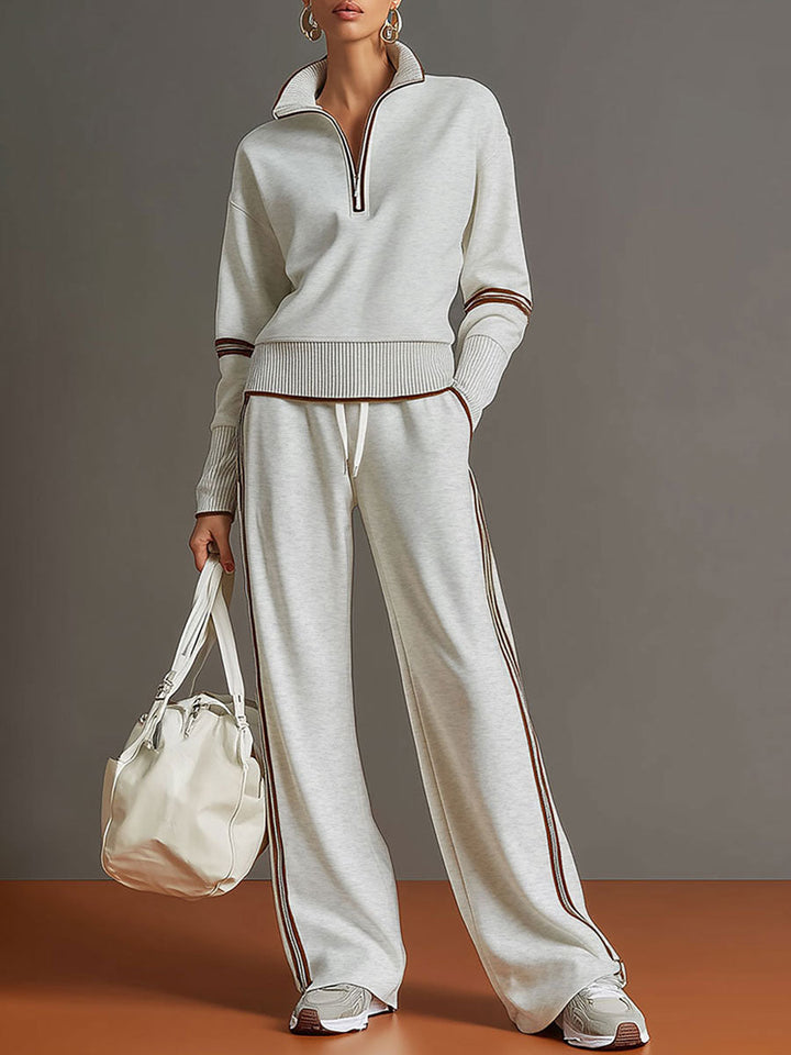 Aurora | Women's Half-Zip Sweatshirt Pants Set