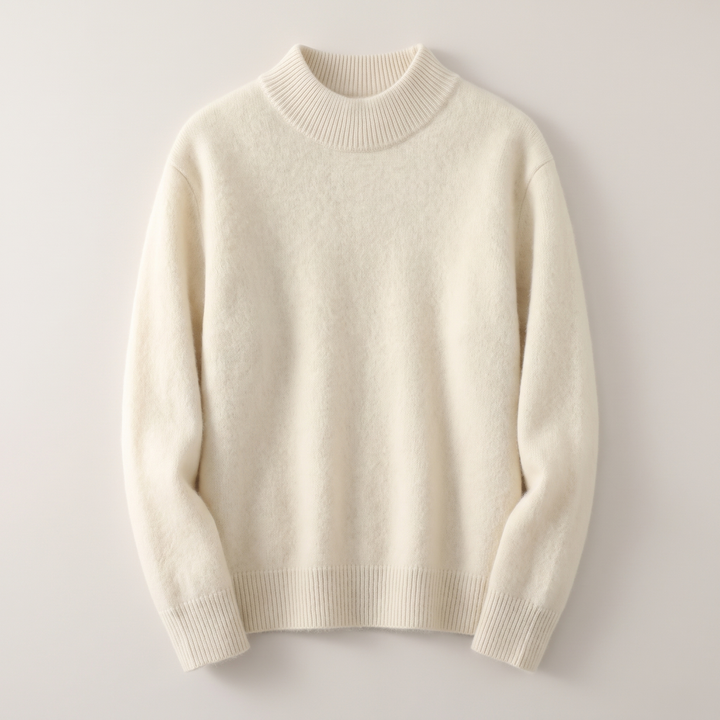 Selena | Women's Ribbed Mock Neck Sweater