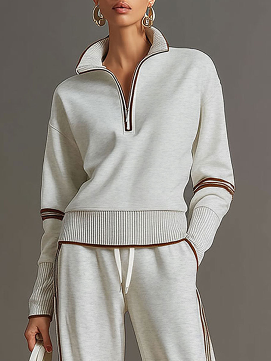 Aurora | Women's Half-Zip Sweatshirt Pants Set