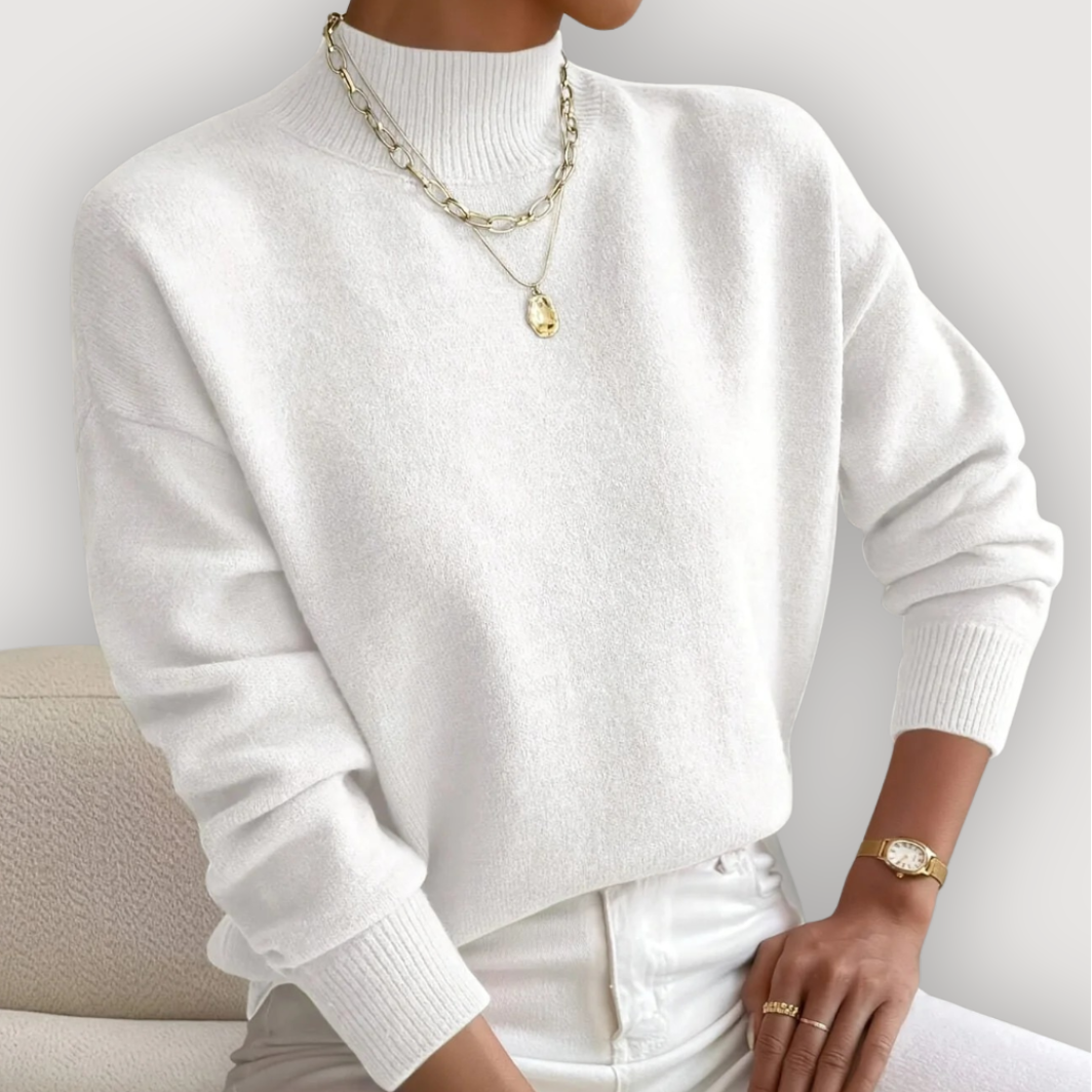 Alberta | Women's Mock Neck Knit Sweater