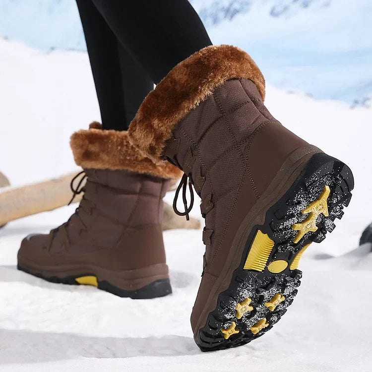 Maggie | Women's Quilted Lace-Up Winter Boots