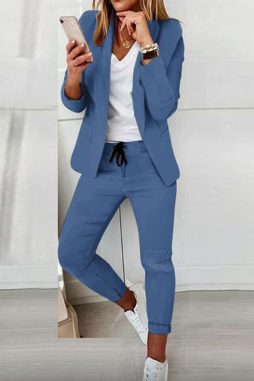 Dominique | Women's Blazer And Jogger Set