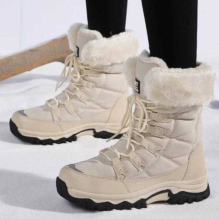 Maggie | Women's Quilted Lace-Up Winter Boots