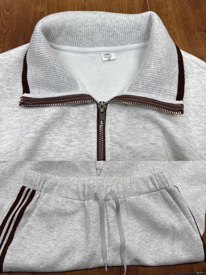 Aurora | Women's Half-Zip Sweatshirt Pants Set