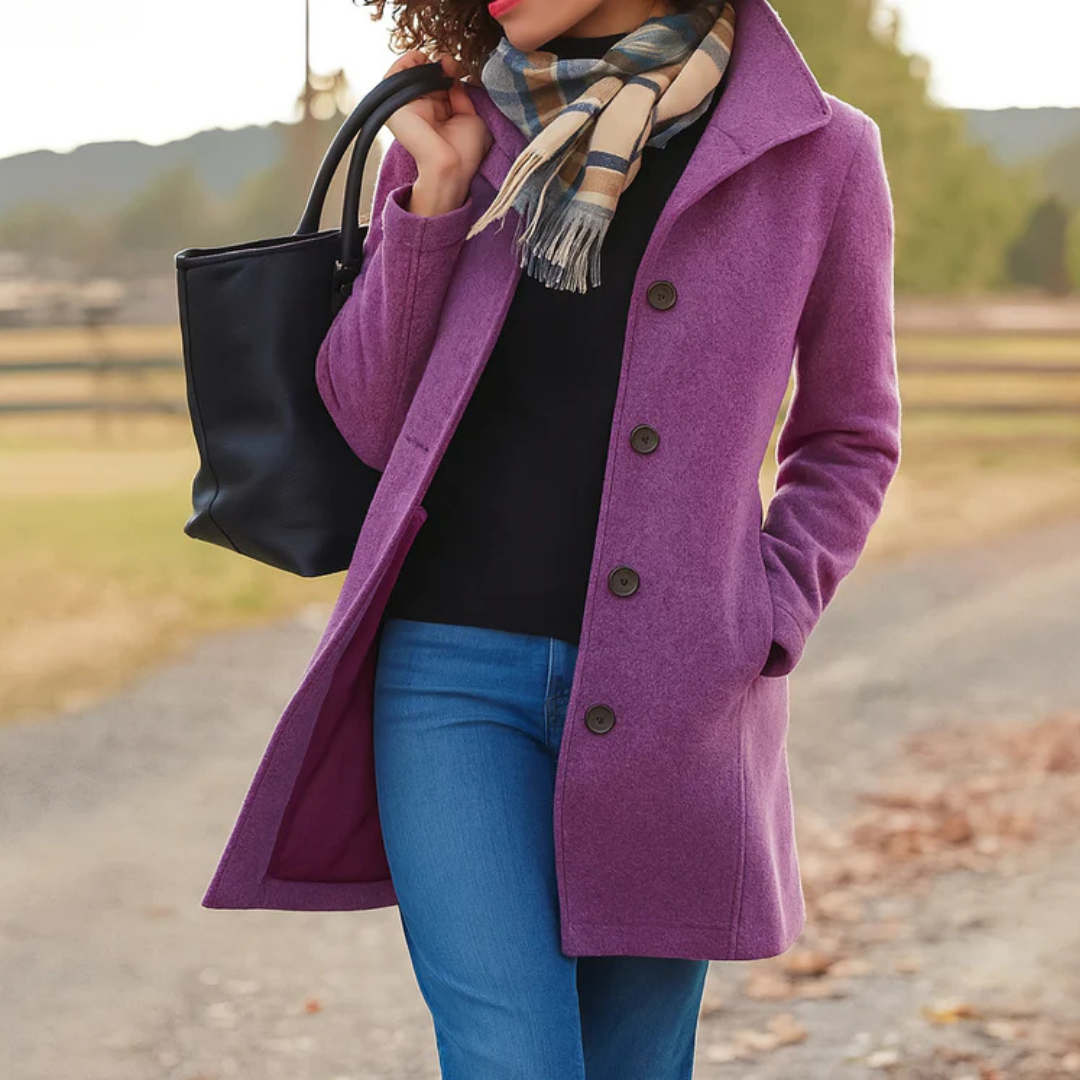 Susanna | Women's Notch Collar Longline Coat