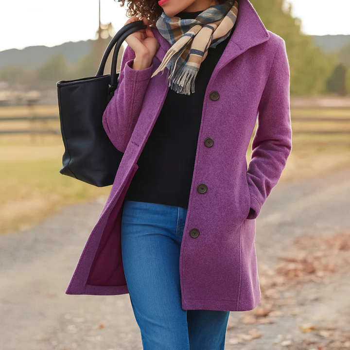 Susanna | Women's Notch Collar Longline Coat