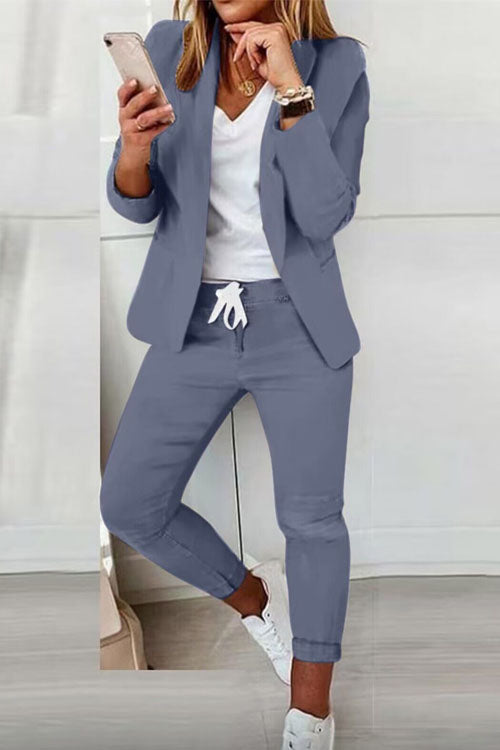Dominique | Women's Blazer And Jogger Set