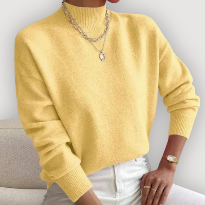 Alberta | Women's Mock Neck Knit Sweater