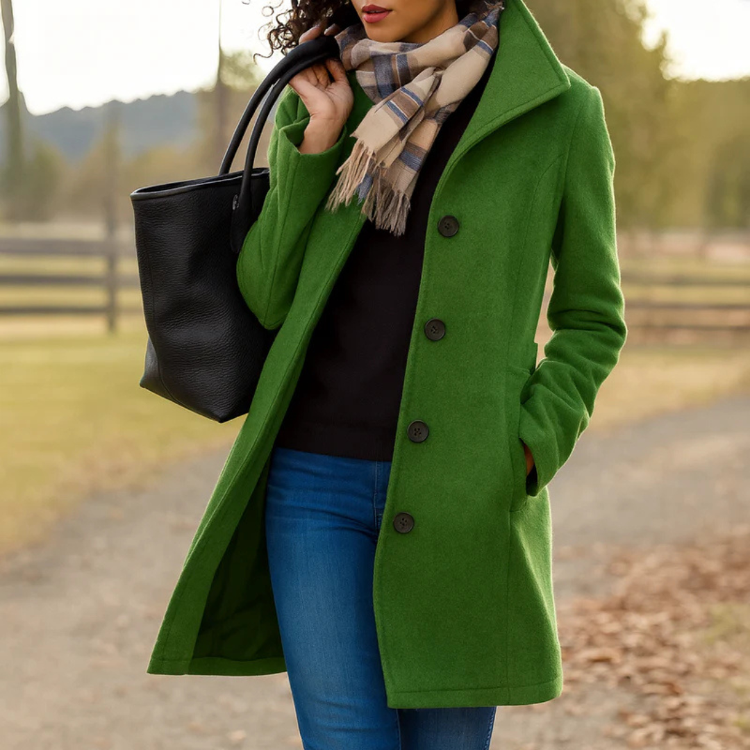 Susanna | Women's Notch Collar Longline Coat