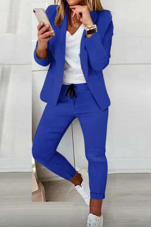 Dominique | Women's Blazer And Jogger Set