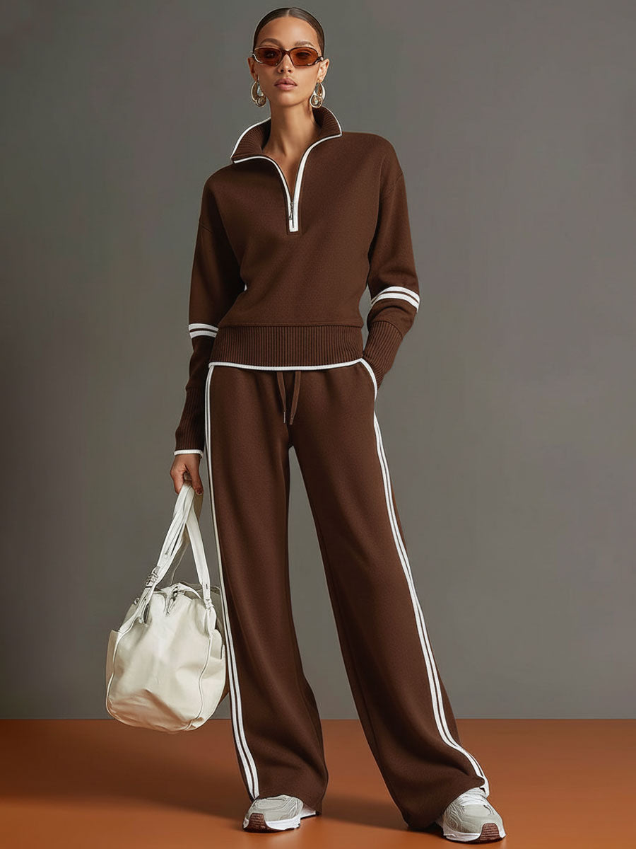 Aurora | Women's Half-Zip Sweatshirt Pants Set