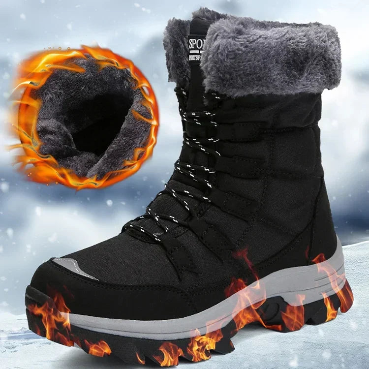 Maggie | Women's Quilted Lace-Up Winter Boots