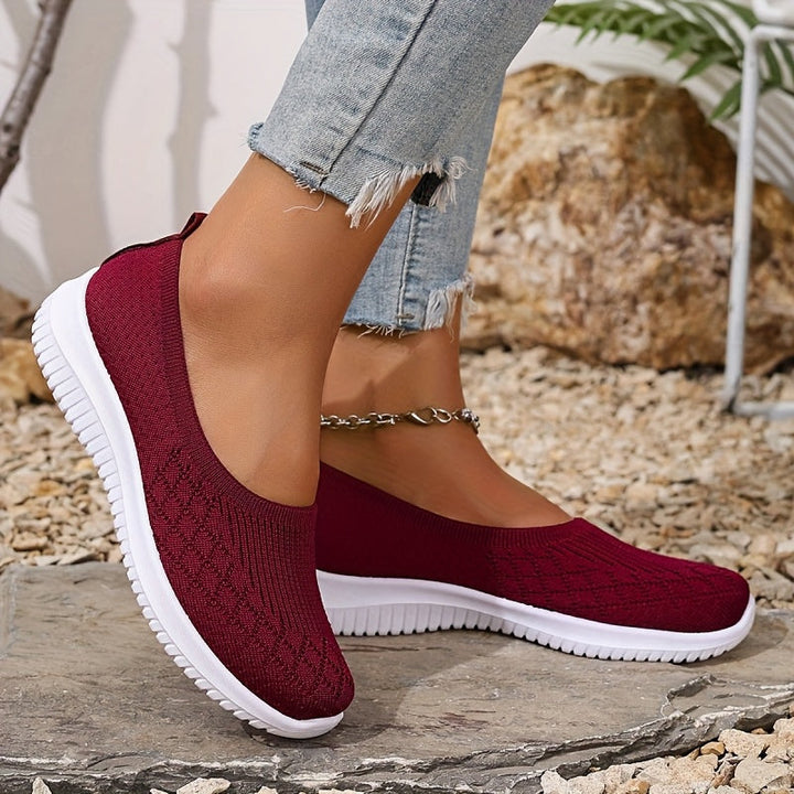 Sandra | Women's Knitted Slip-On Sneakers