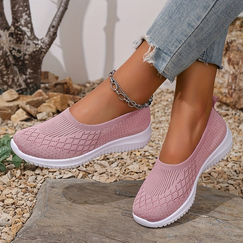 Sandra | Women's Knitted Slip-On Sneakers