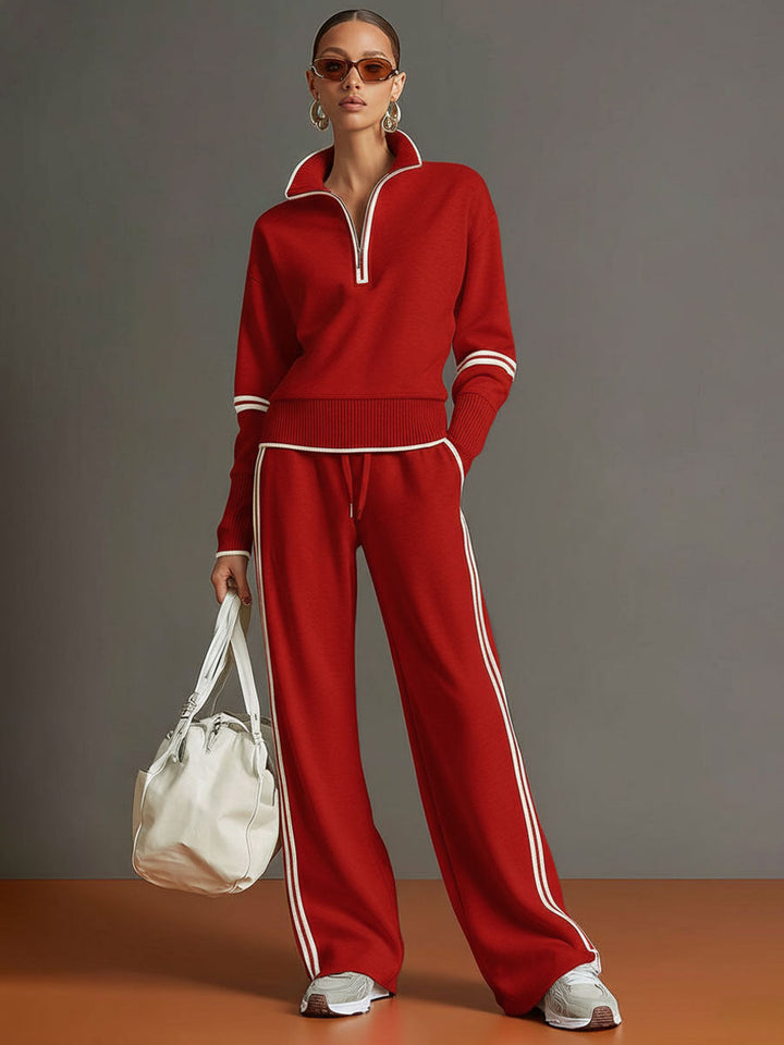 Aurora | Women's Half-Zip Sweatshirt Pants Set