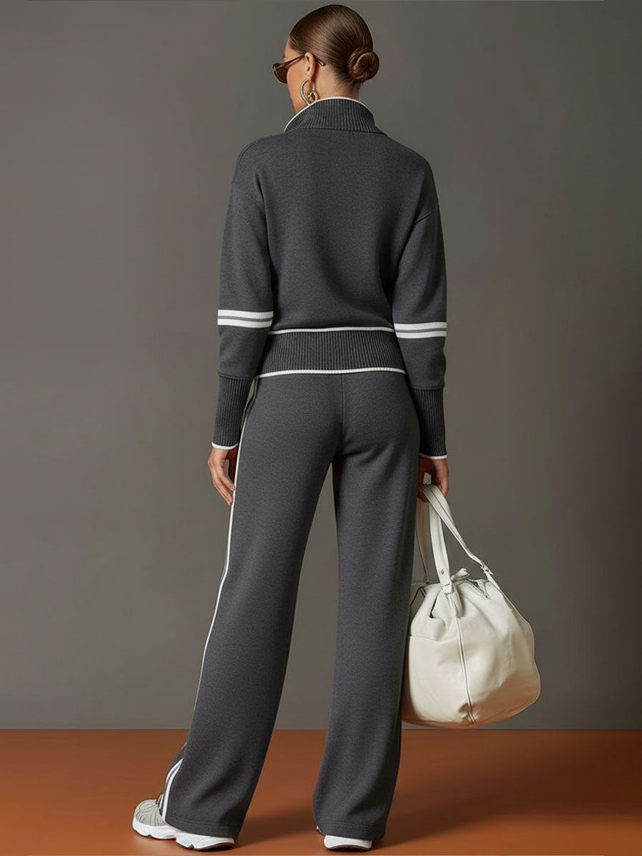 Aurora | Women's Half-Zip Sweatshirt Pants Set