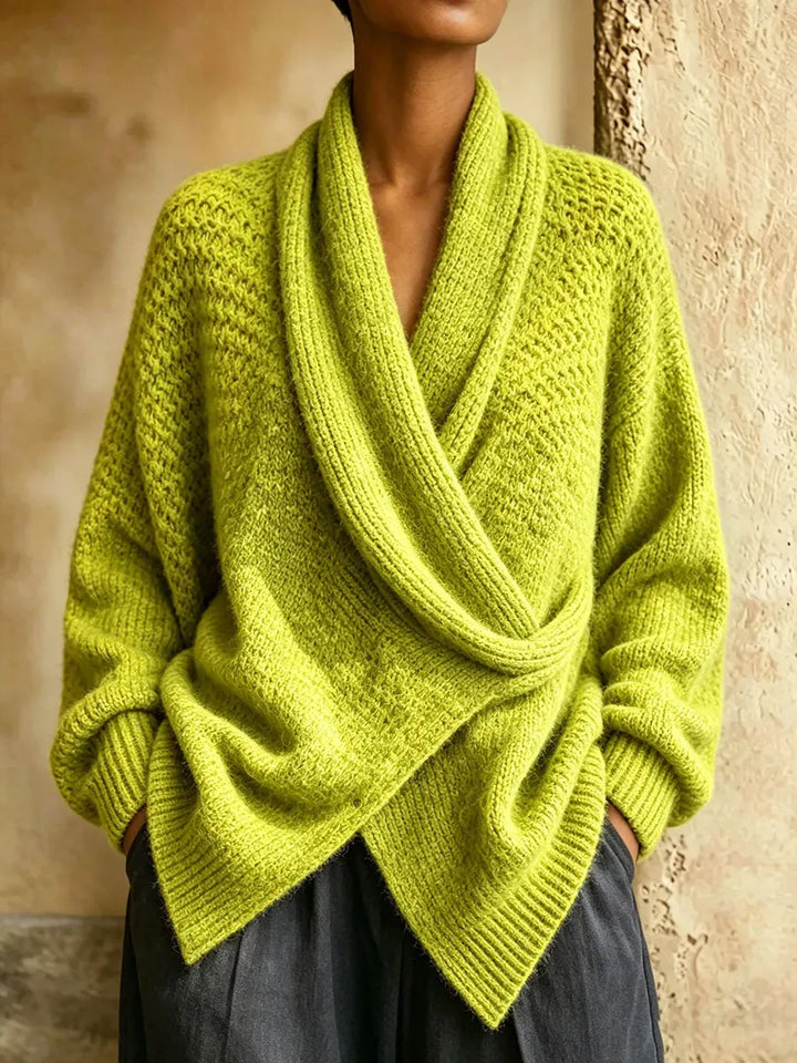 Freya | Women's Shawl Collar Wrap Sweater