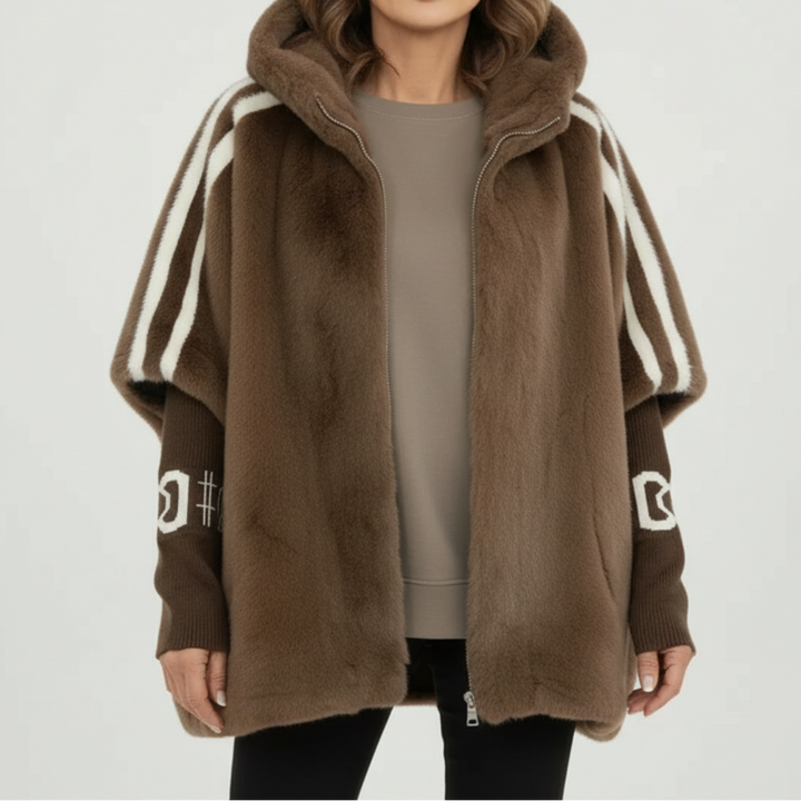 Myra | Women's Oversized Hooded Zip Jacket