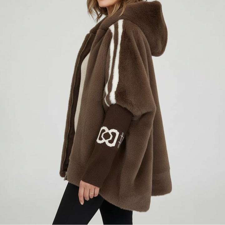 Myra | Women's Oversized Hooded Zip Jacket
