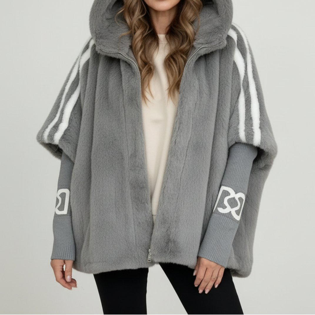 Myra | Women's Oversized Hooded Zip Jacket