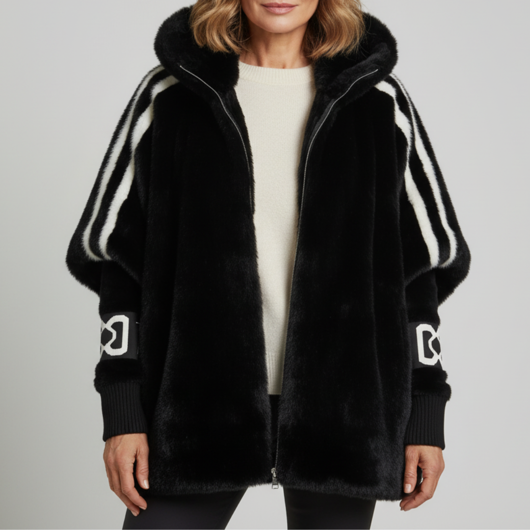 Myra | Women's Oversized Hooded Zip Jacket