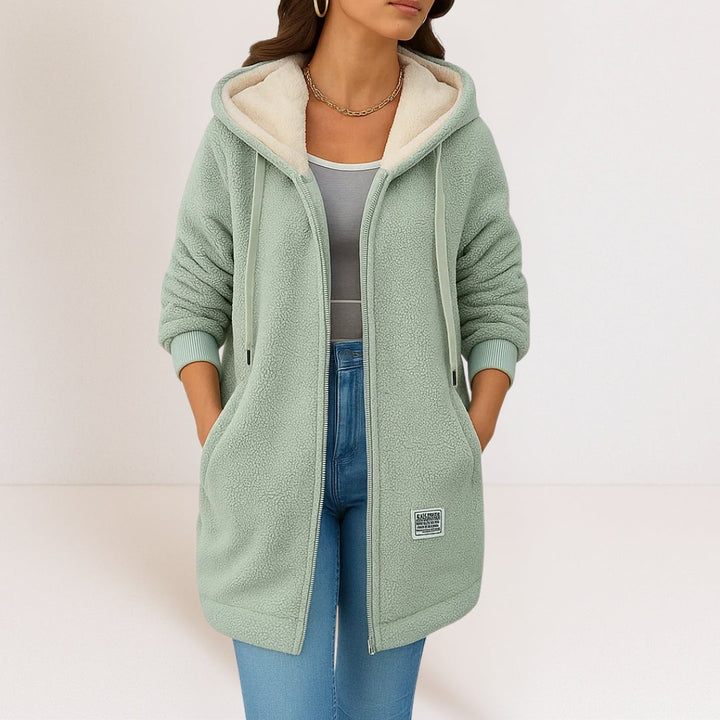 Margot | Women's Longline Hooded Fleece Jacket