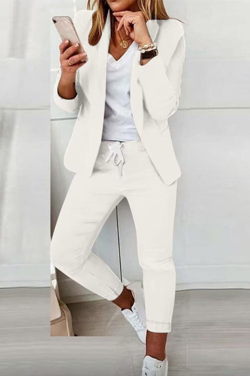 Dominique | Women's Blazer And Jogger Set
