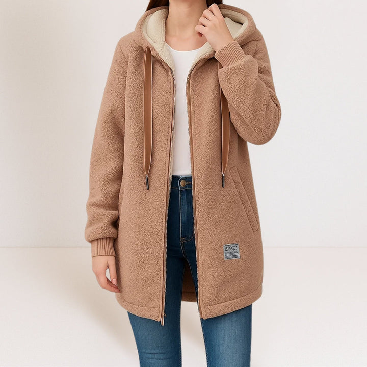 Margot | Women's Longline Hooded Fleece Jacket