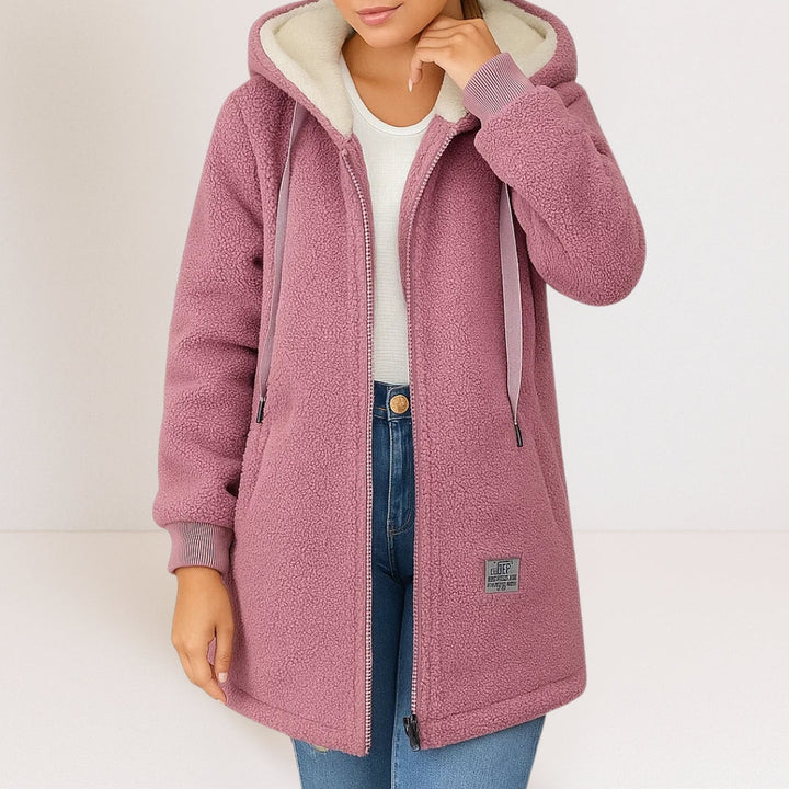 Margot | Women's Longline Hooded Fleece Jacket