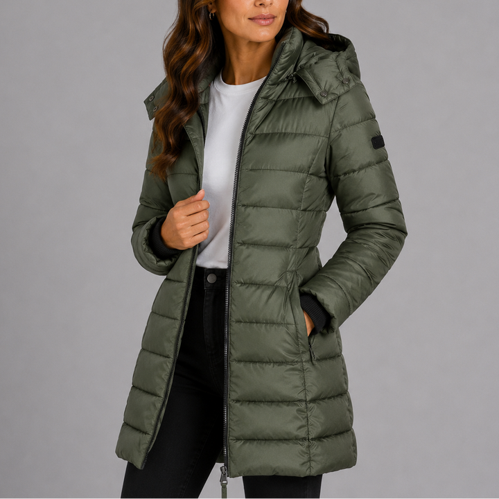 Millie | Women's Quilted Longline Puffer Jacket
