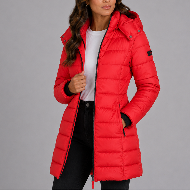 Millie | Women's Quilted Longline Puffer Jacket