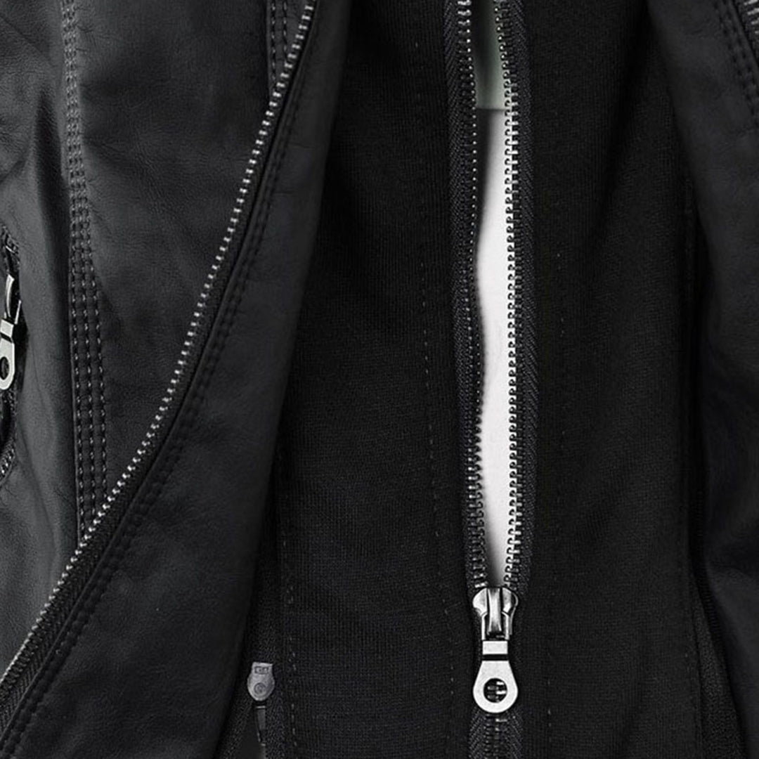 Cheryl | Women's Hooded Biker Jacket
