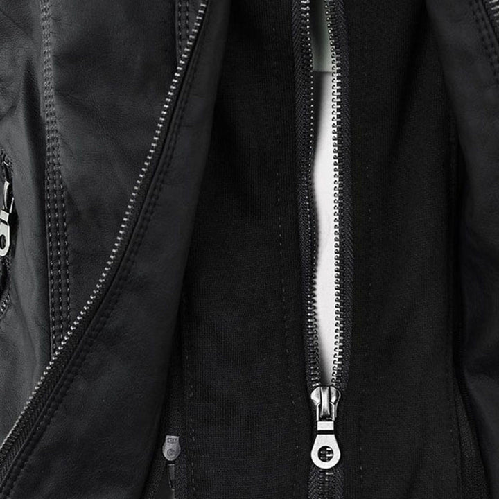 Cheryl | Women's Hooded Biker Jacket