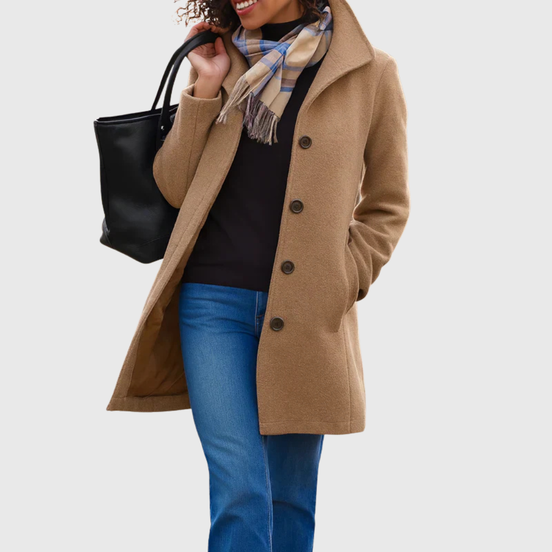 Susanna | Women's Notch Collar Longline Coat