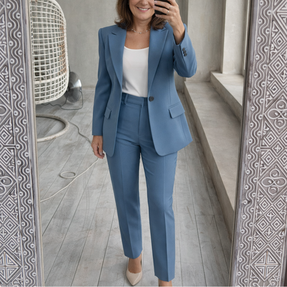 Ruth | Women's Notch Lapel Blazer Pant Set