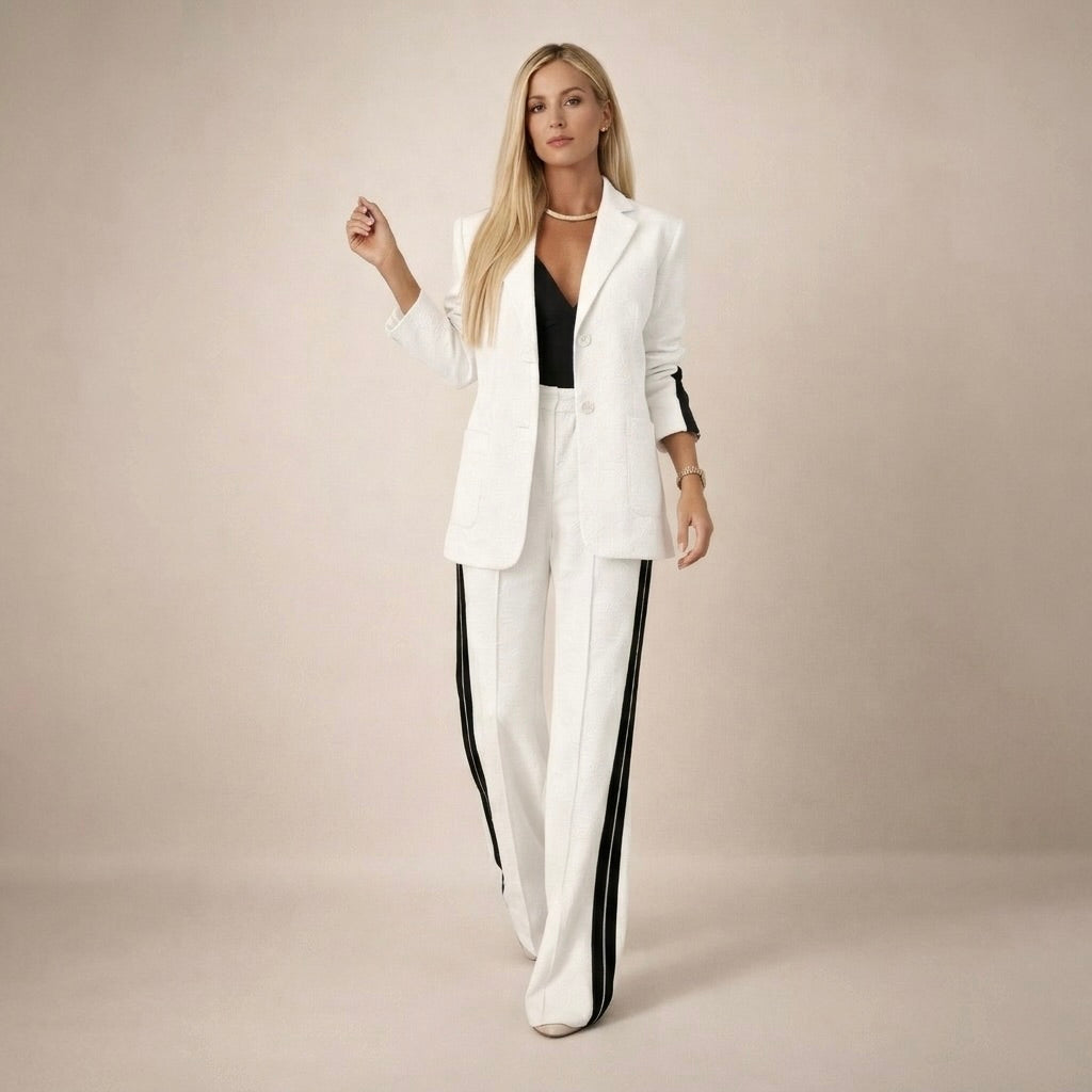 Toni | Women's Blazer Wide Leg Pants Set