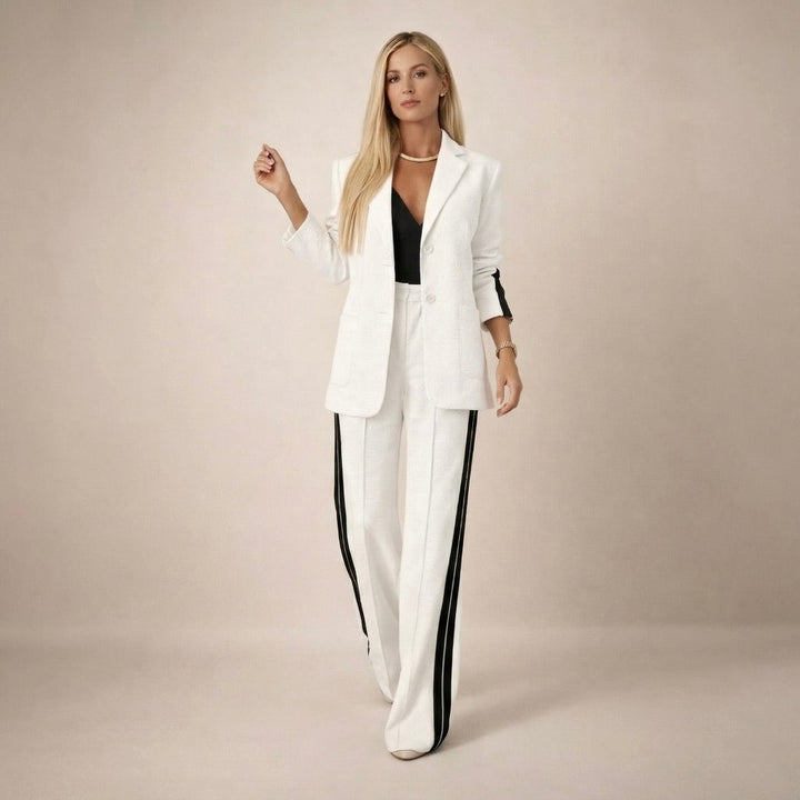 Toni | Women's Blazer Wide Leg Pants Set