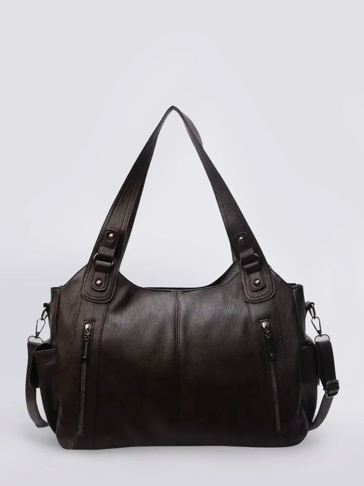 Clara | Women's Zip Pocket Shoulder Bag