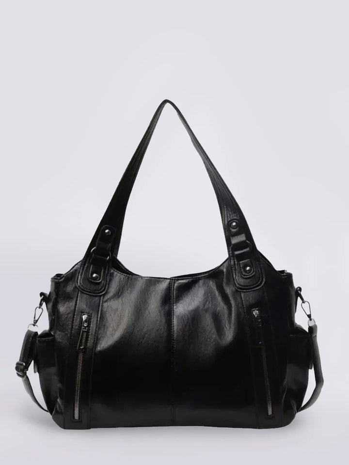 Clara | Women's Zip Pocket Shoulder Bag