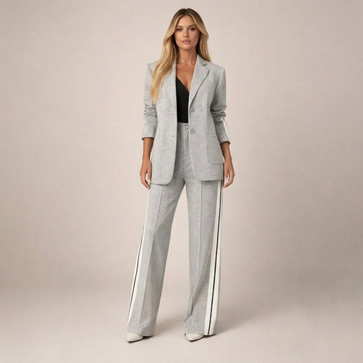 Toni | Women's Blazer Wide Leg Pants Set