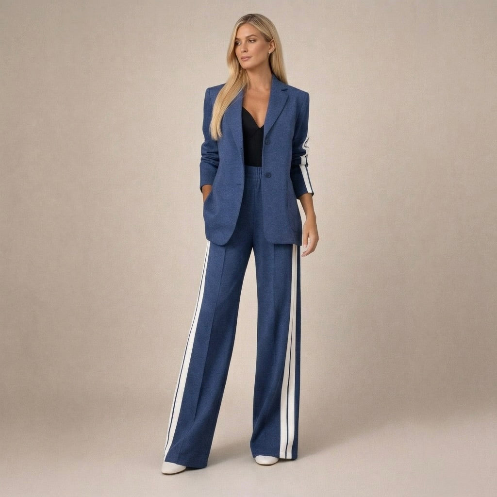 Toni | Women's Blazer Wide Leg Pants Set