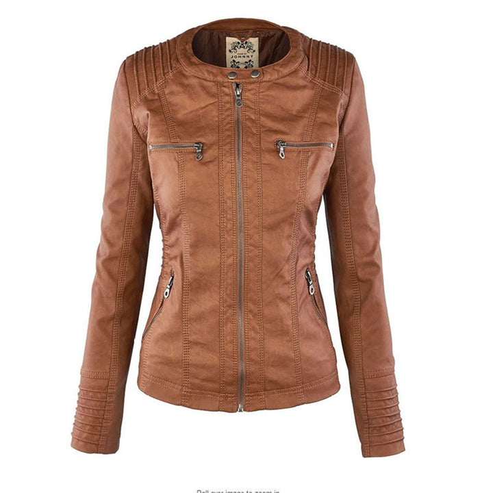 Cheryl | Women's Hooded Biker Jacket