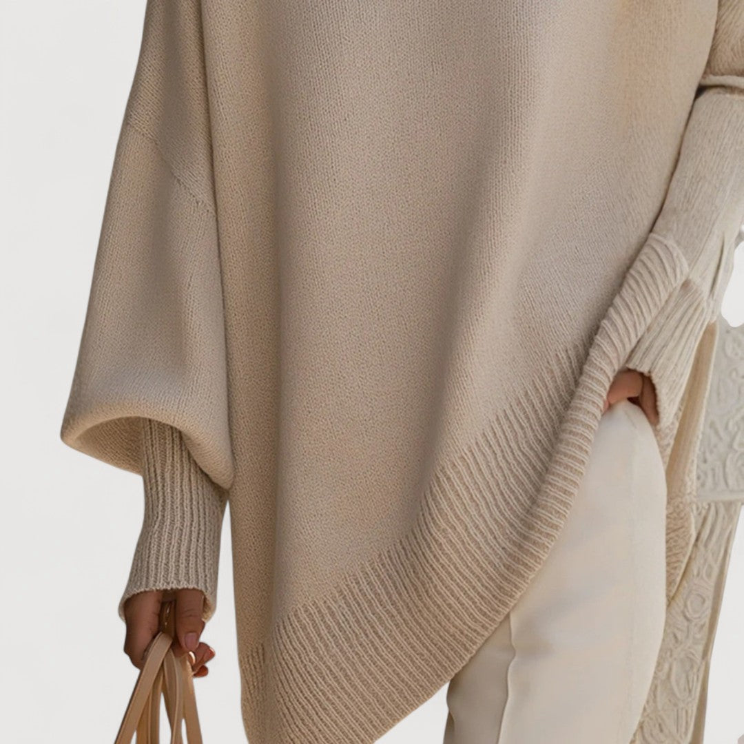 Jean | Women's Knit Poncho Sweater