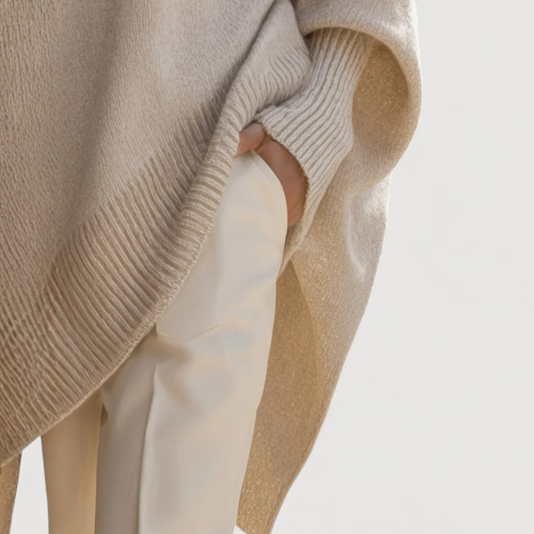 Jean | Women's Knit Poncho Sweater
