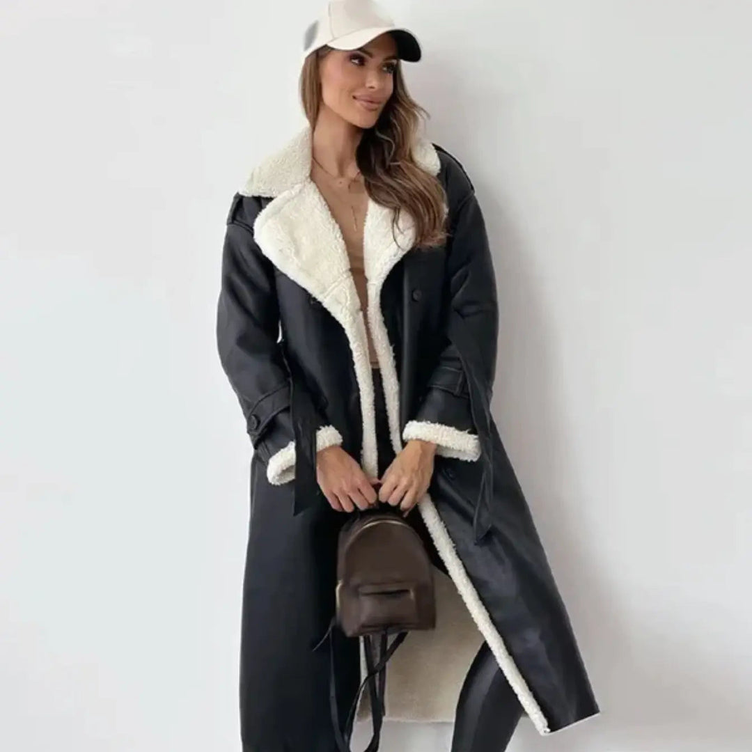Miriam | Women's Long Teddy Lined Coat