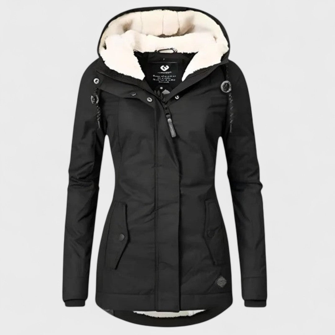 Annabelle | Women's Hooded Fleece Lined Coat