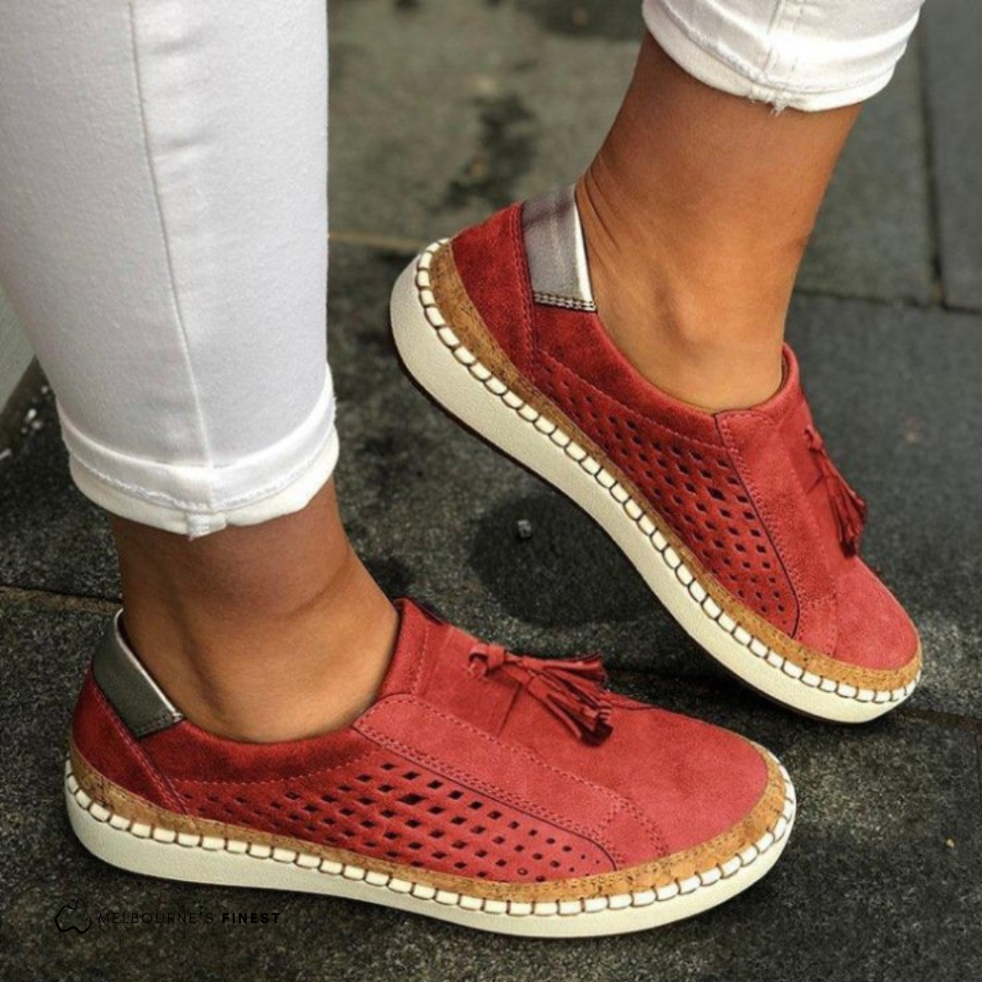 Bella | Women's Perforated Slip-On Sneakers
