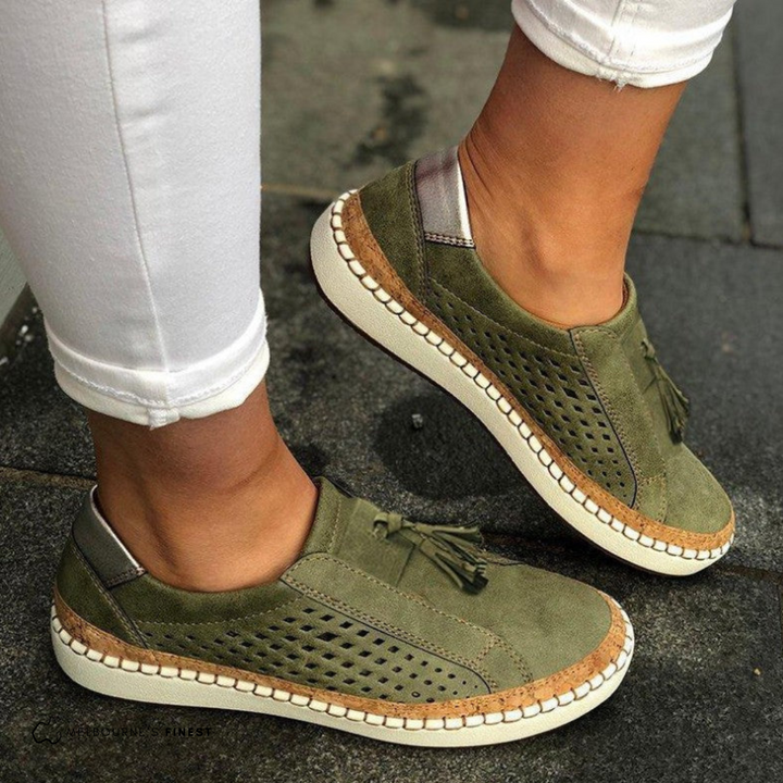 Bella | Women's Perforated Slip-On Sneakers